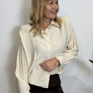 Koszula z bufiastymi rękawami